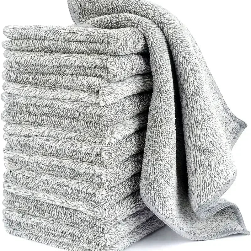 Microfiber Cleaning Cloths Ultra-Absorbent & Scratch-Free Set of 5