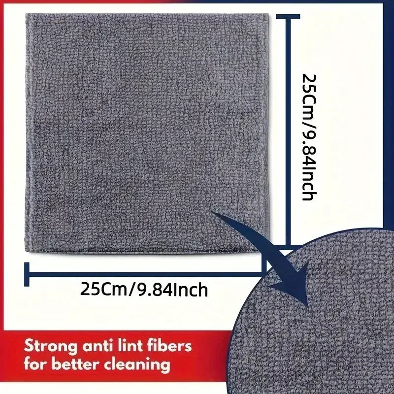 Microfiber Cleaning Cloths Ultra-Absorbent & Scratch-Free Set of 5