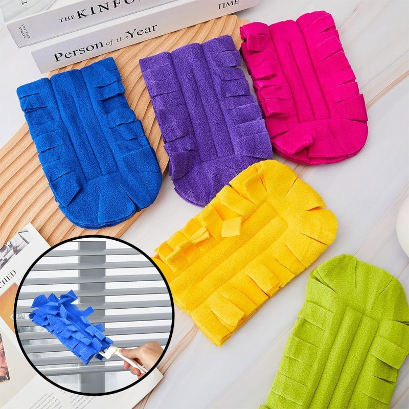 Microfiber Duster Chenille 360° Head Reusable Set of 5