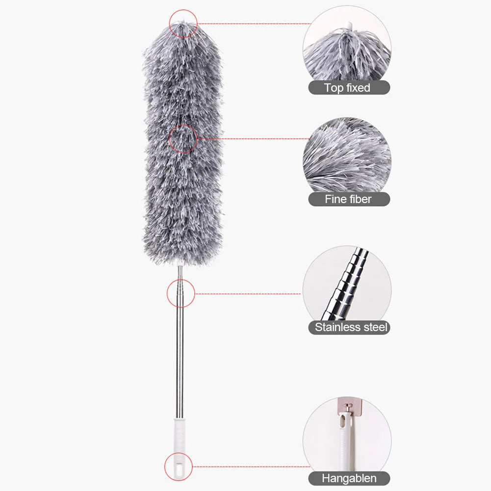 Microfiber Duster Extendable 140 cm Stainless Steel Handle