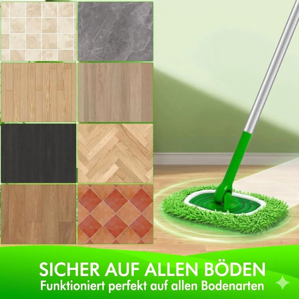 Microfiber Mop Pads Reusable Fits Standard Flat Mops