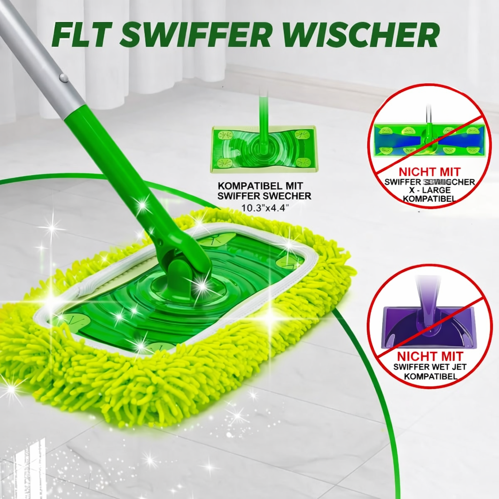 Microfiber Mop Pads Reusable Fits Standard Flat Mops