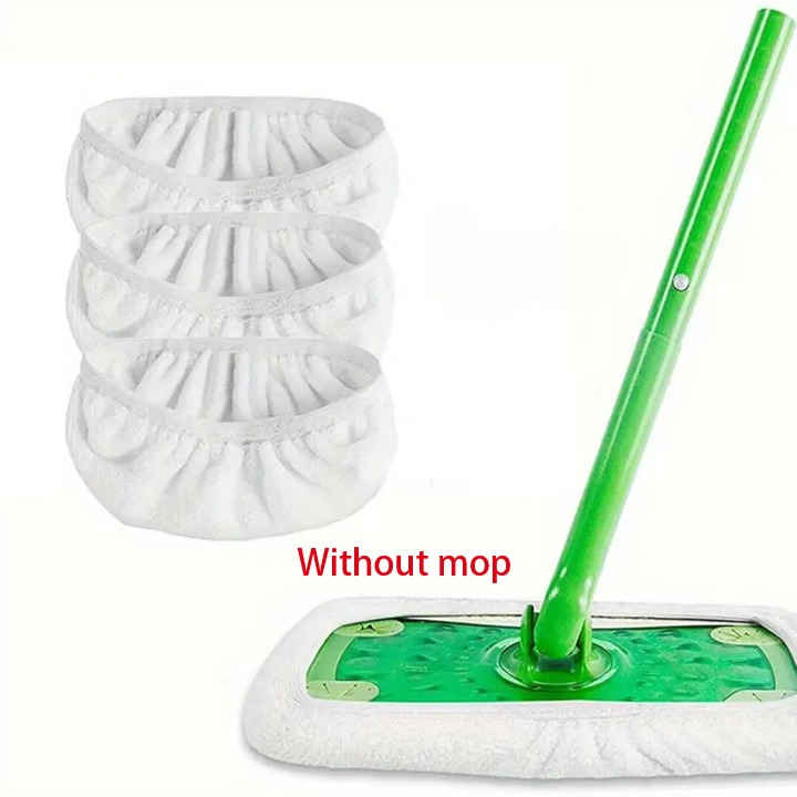Microfiber Mop Pads Set of 6 Reusable Machine Washable