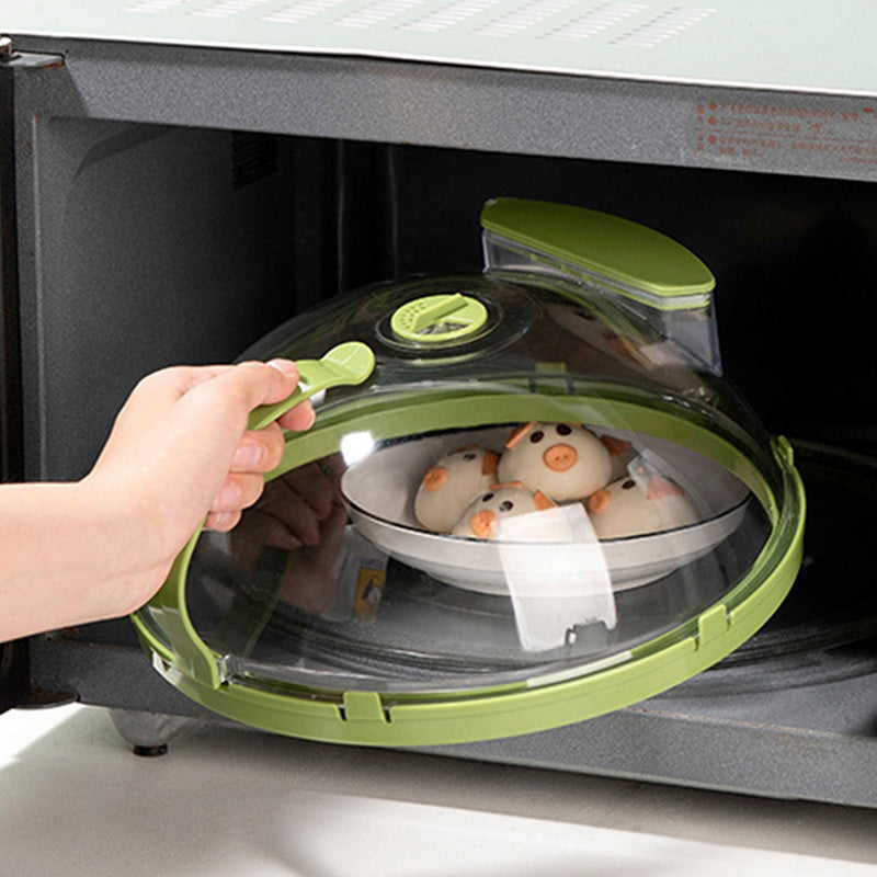 Microwave Cover Polycarbonate Steam Reservoir & Splash-Stop Dome