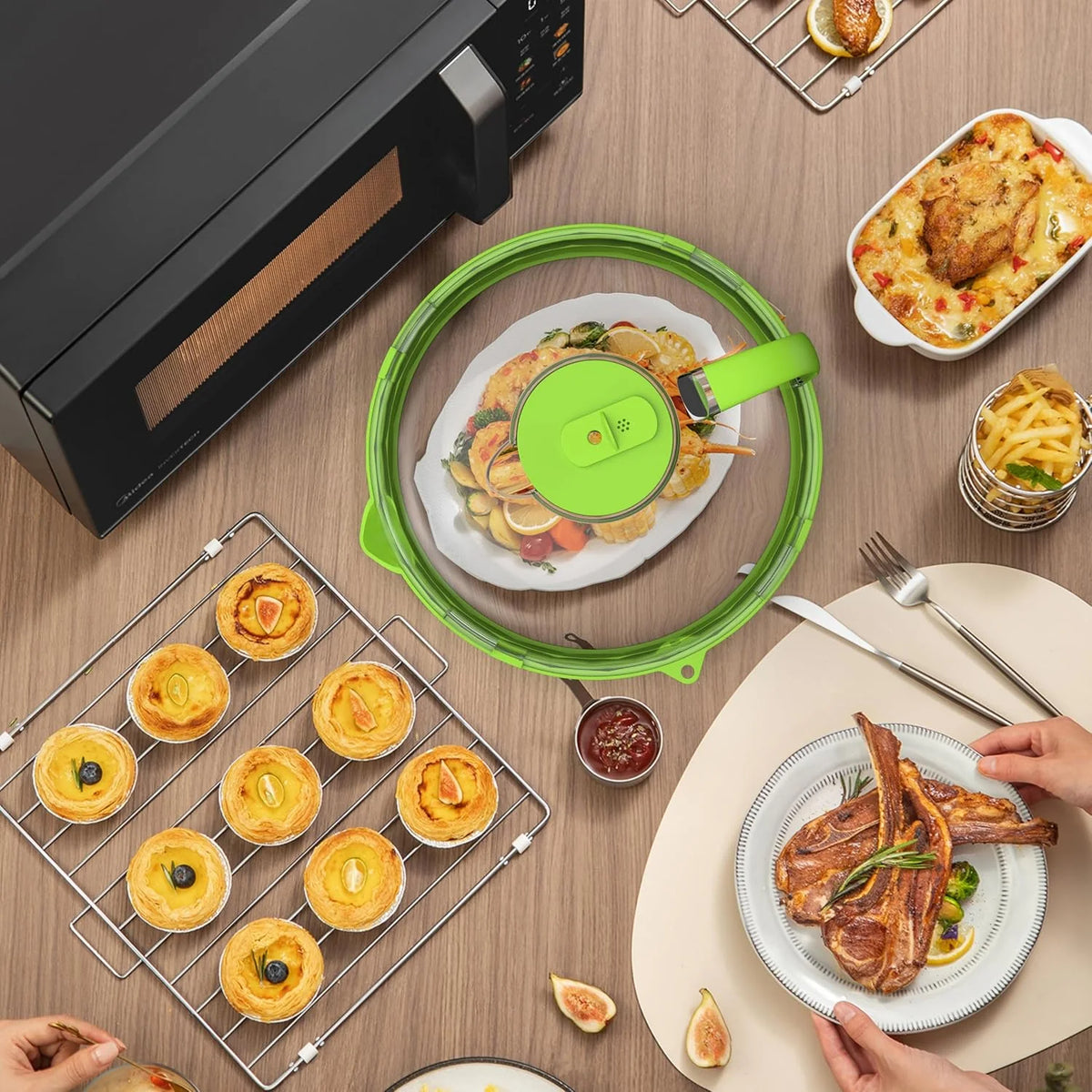 Microwave Cover Steam Vent & Splash Guard Dishwasher Safe