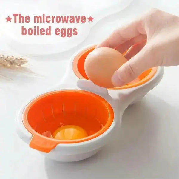 Microwave Egg Cooker Reusable Food-Grade Portable & Compact