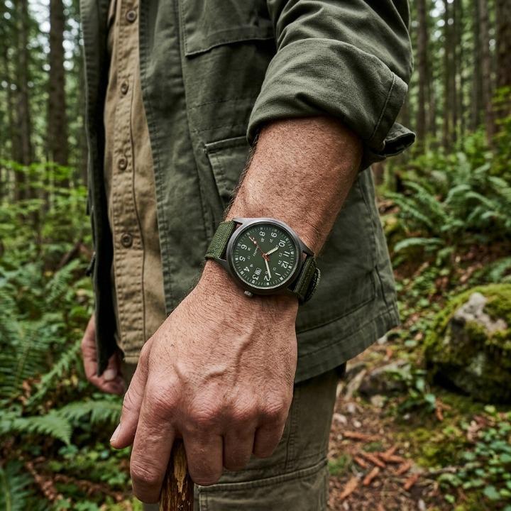 Military Watch Shock-Resistant Nylon Strap Water-Resistant 98 Ft