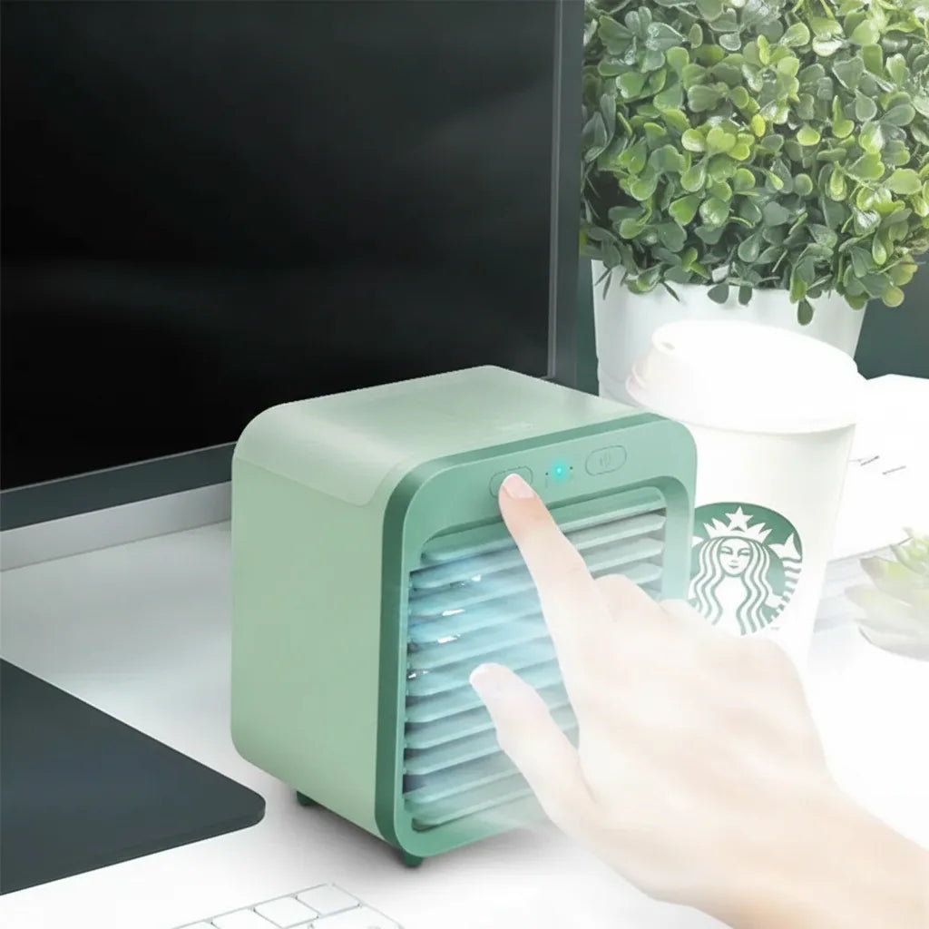 Mini Air Cooler 3-In-1 USB Rechargeable