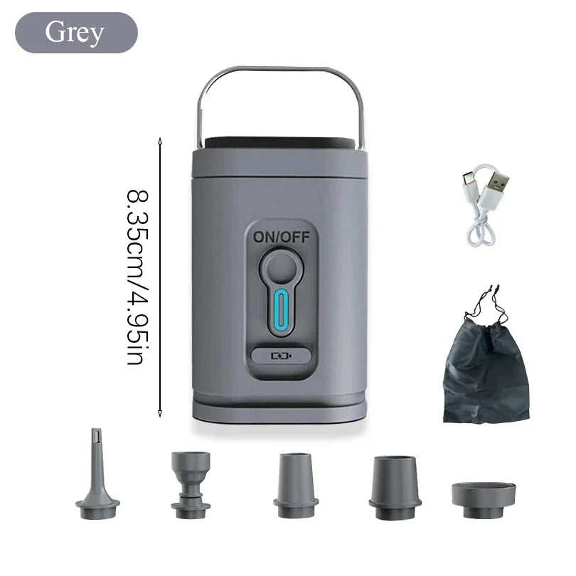Mini Air Pump USB-C Rechargeable Inflate & Deflate