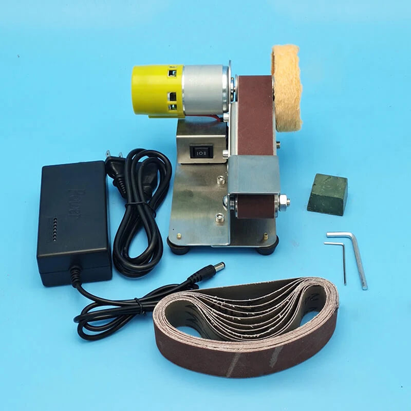 Mini Belt Sander Adjustable Speed Stainless Steel