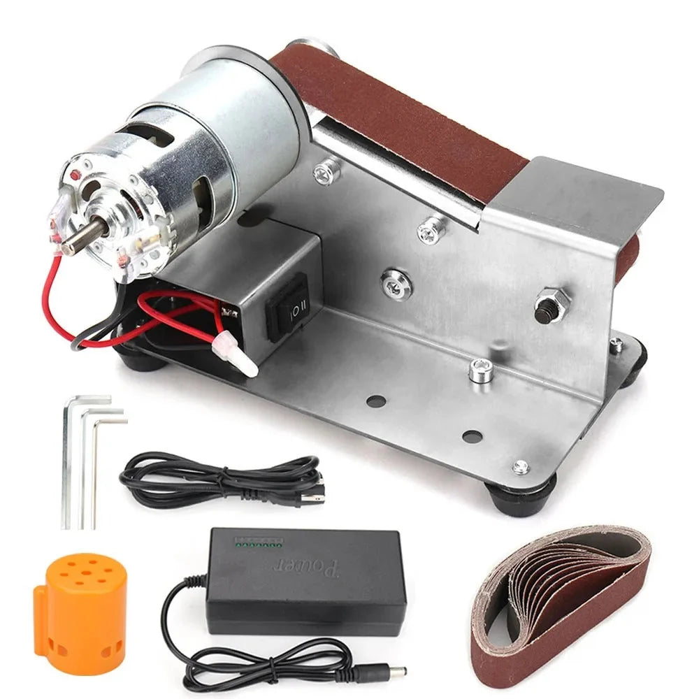 Mini Belt Sander Adjustable Speed Stainless Steel