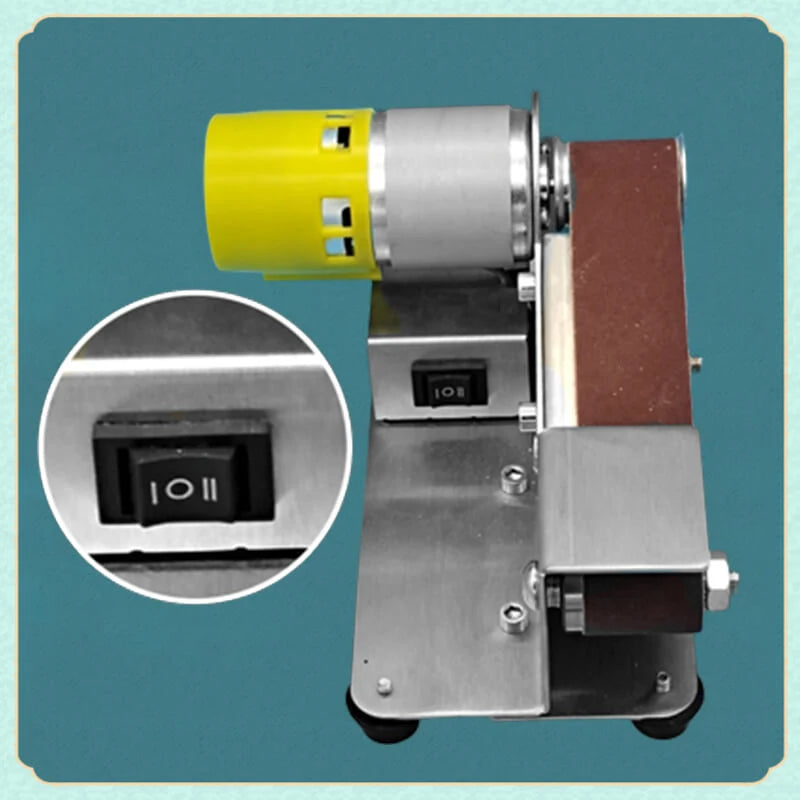 Mini Belt Sander Adjustable Speed Stainless Steel