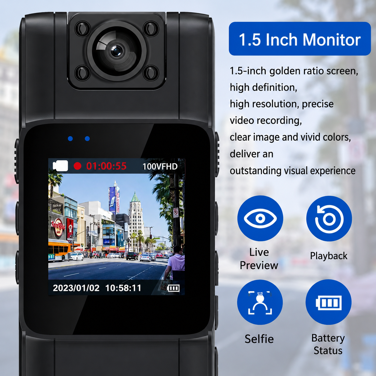 Mini Camera 4K Night Vision & Motion Detection