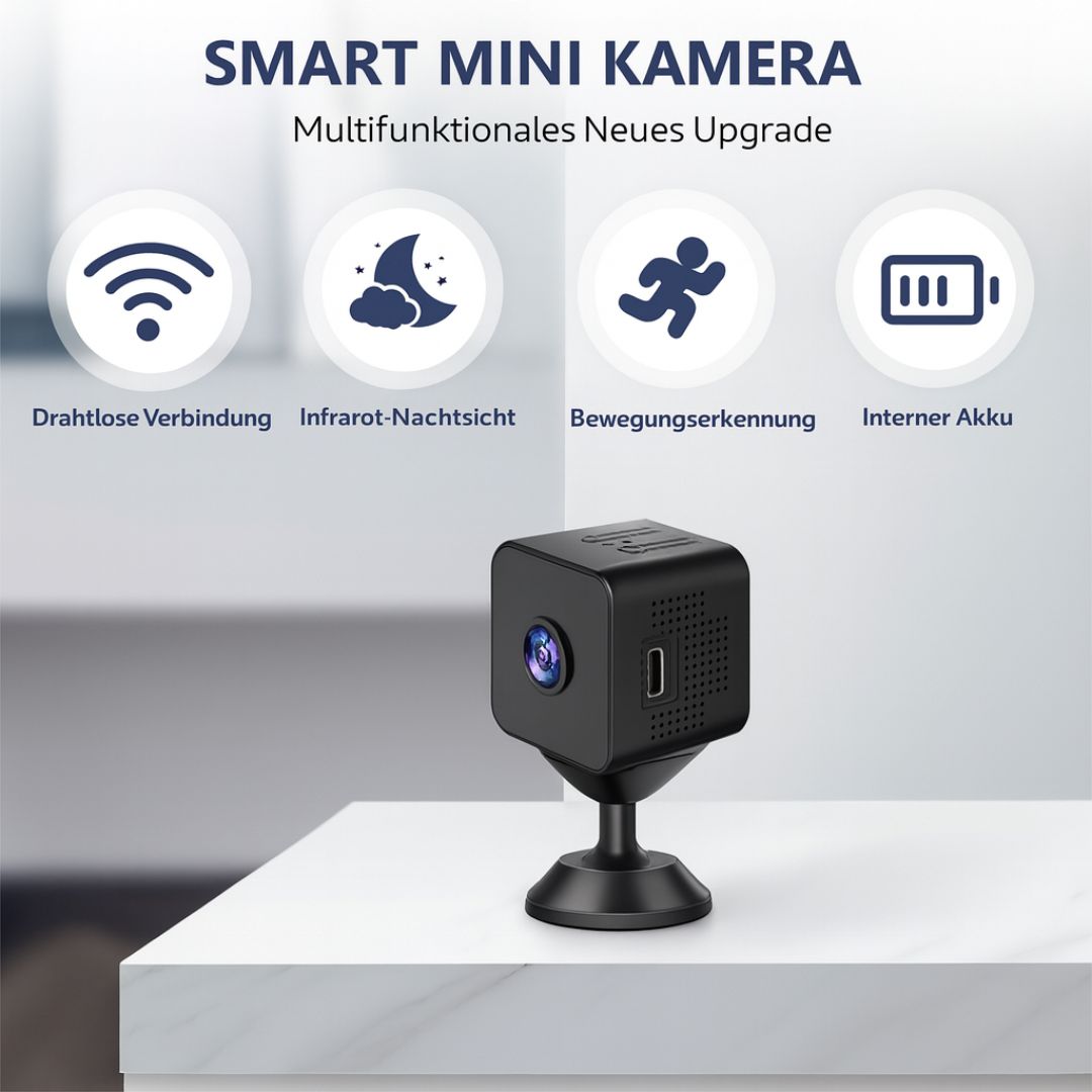 Mini Camera Wireless 1080P Night Vision Motion Alerts