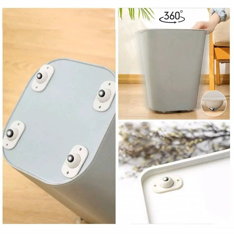 Mini Casters Self-Adhesive 360° Swivel Set of 8