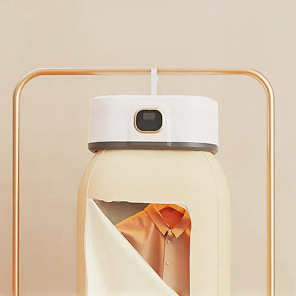 Mini Clothes Dryer Foldable 360° Hot Air Quiet Timer