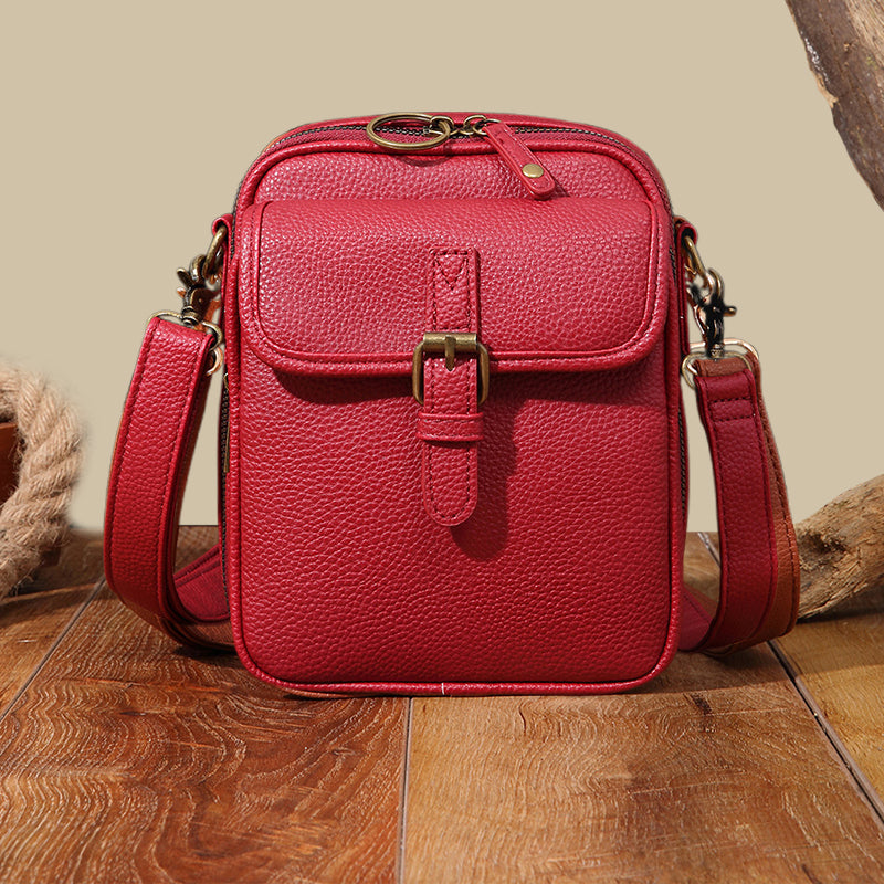 Mini Crossbody Bag Vegan Leather RFID Protection
