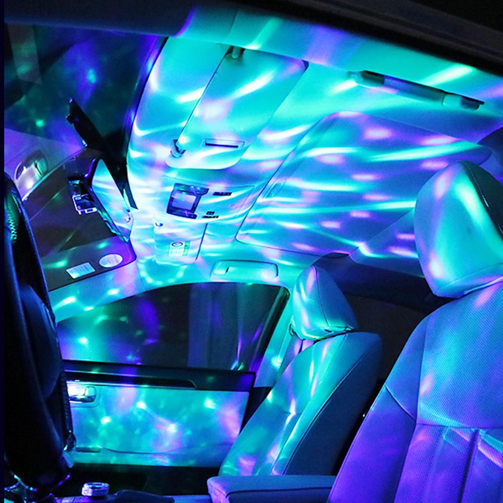 Mini Disco Ball Music-Activated RGB USB-Powered