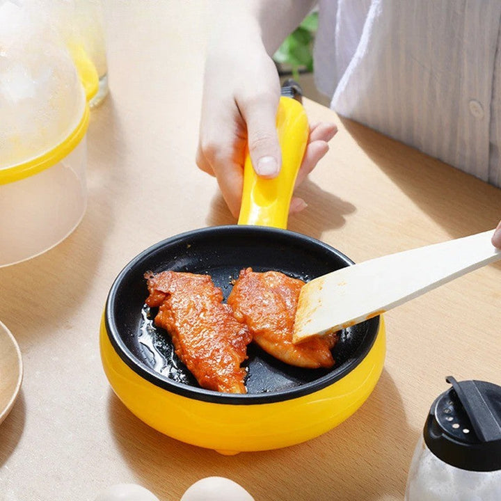Mini Electric Frying Pan Compact Rapid Heating Non-Stick