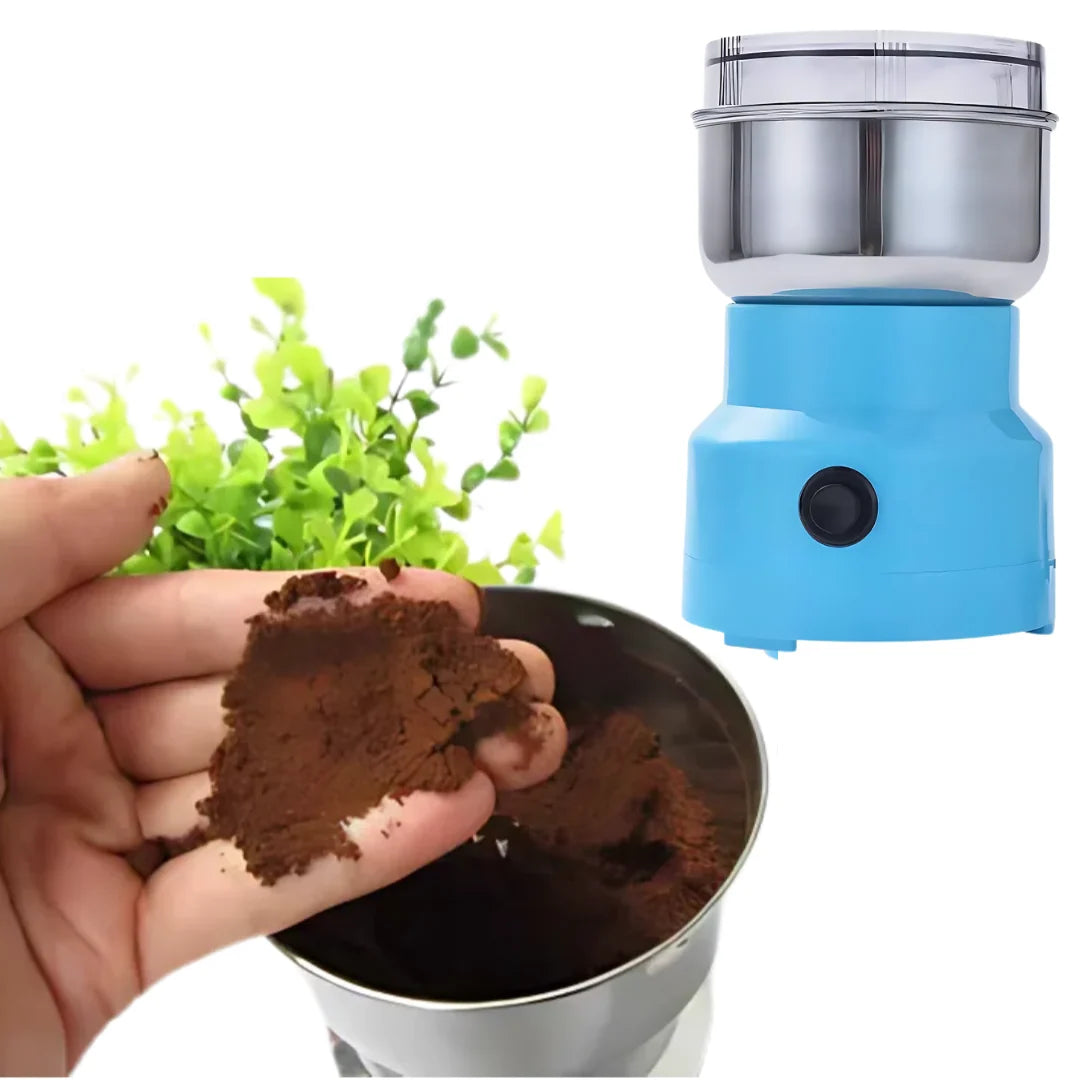 Mini Electric Grinder One-Button Stainless Steel Blades