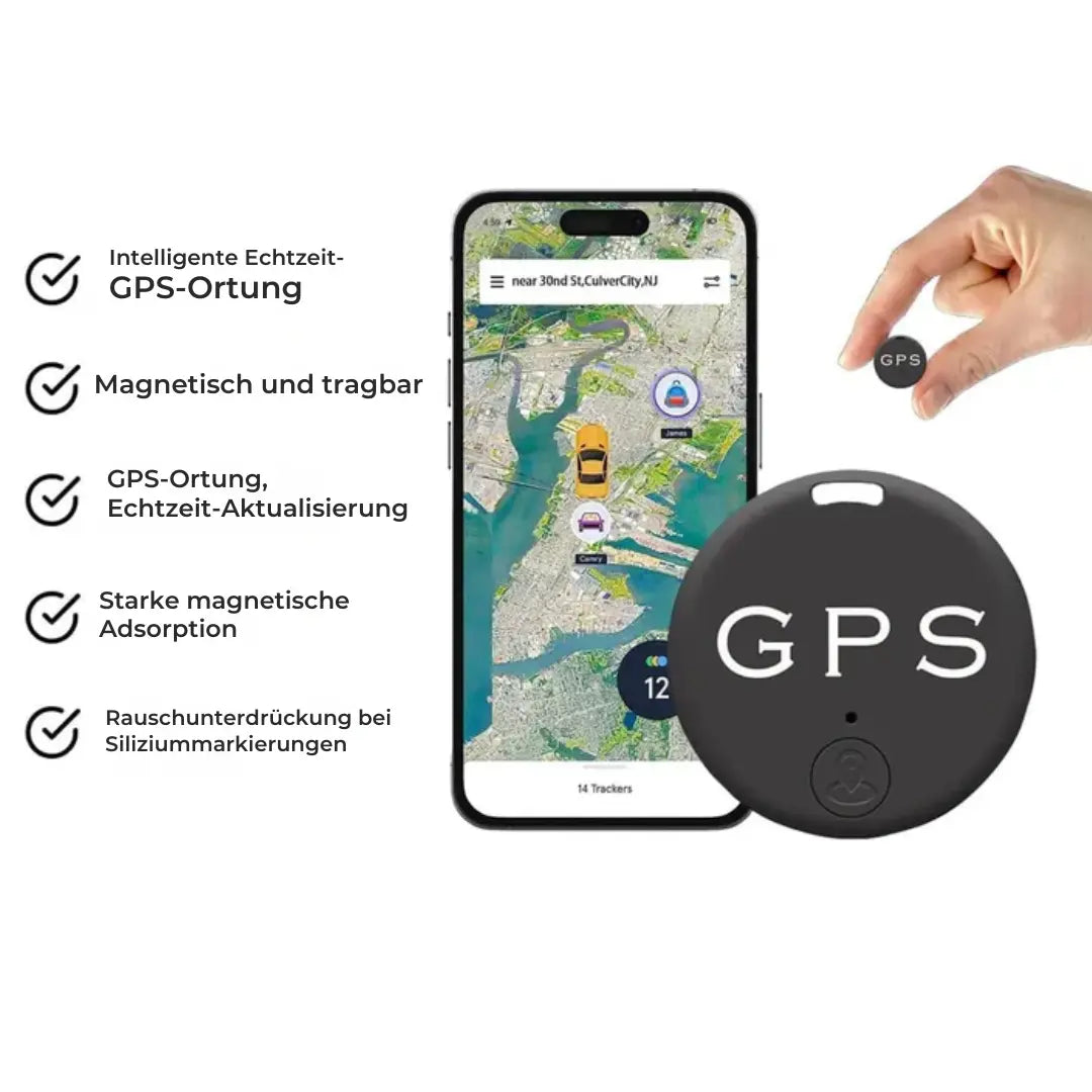 Mini GPS Tracker Real-Time Worldwide Magnetic Mount