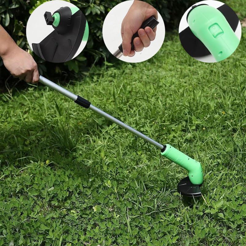 Mini Grass Trimmer Cordless Telescopic Pole 24 Cable Ties