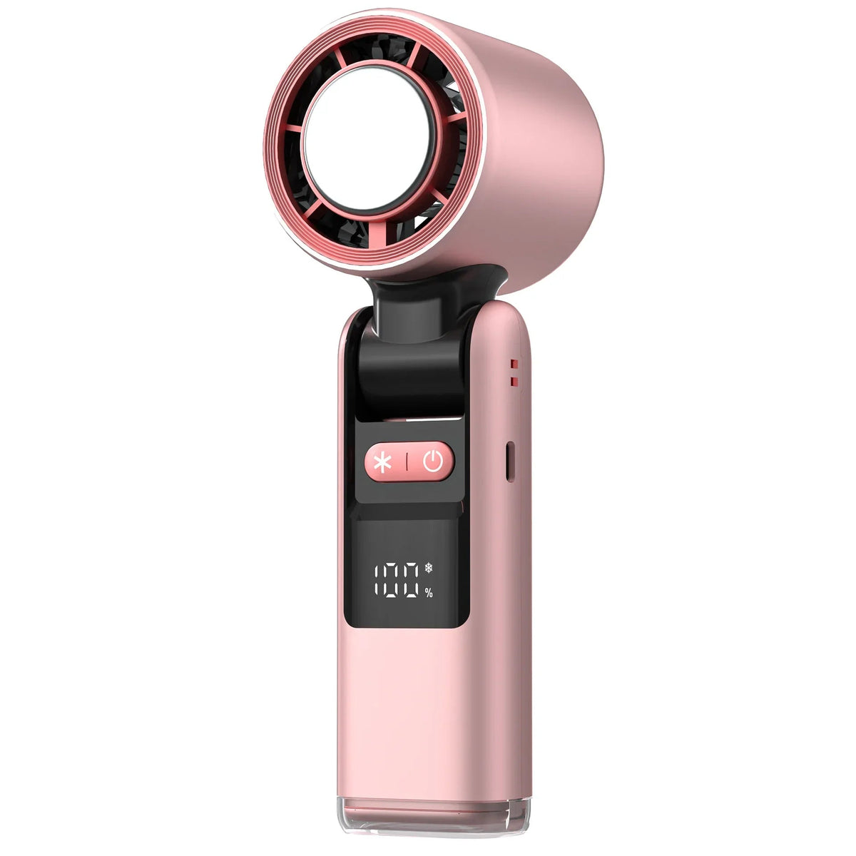 Mini Handheld Fan 100 Adjustable Speeds Foldable USB-C Rechargeable
