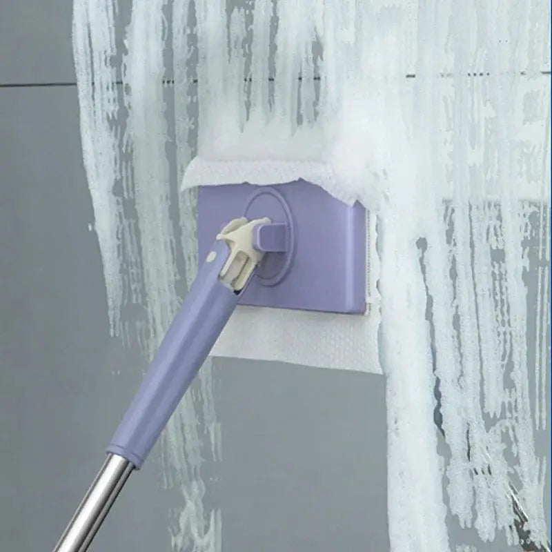 Mini Mop 360° Rotating Head Push-Release & Wall Mount