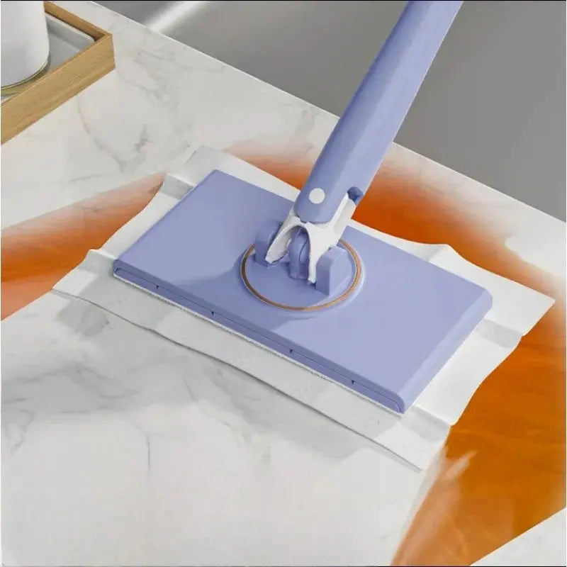 Mini Mop Hands-Free Cloth-Changing 360 Degree Includes 100 Cloths
