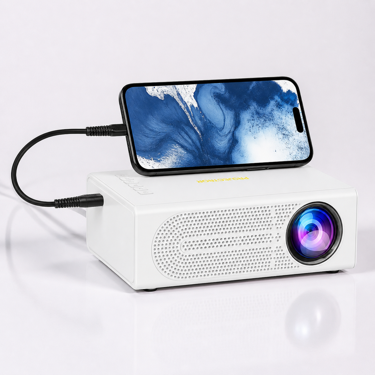 Mini Projector 720p HD USB Portable