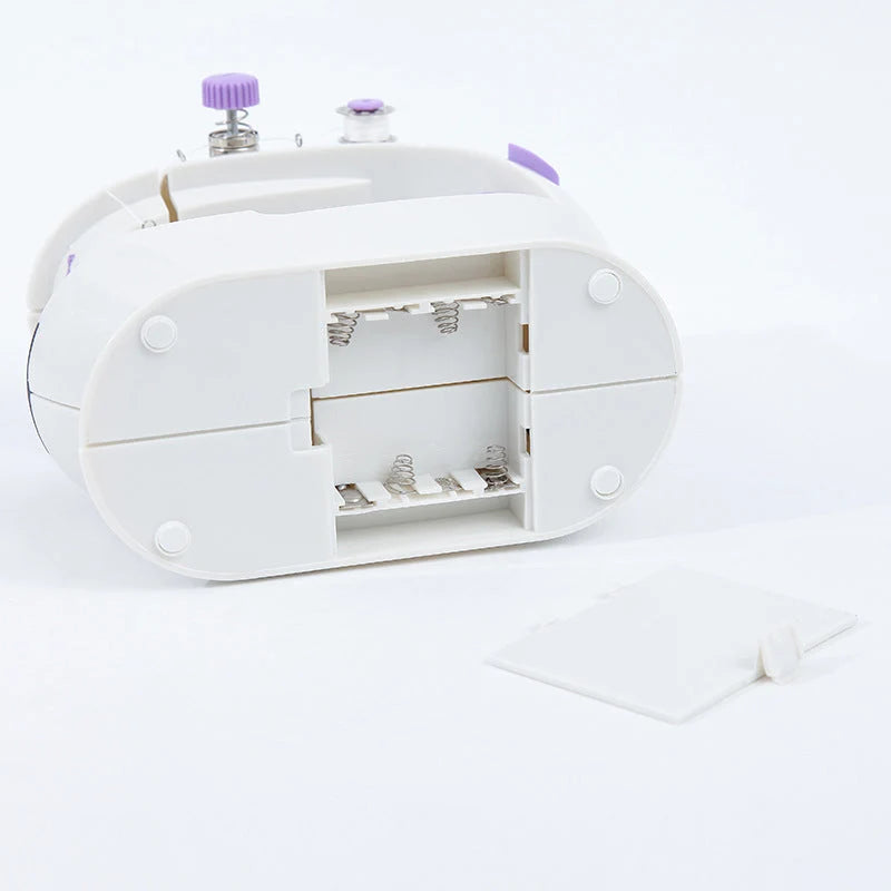 Mini Sewing Machine Double-Thread & Two-Speed Built-In Work Light