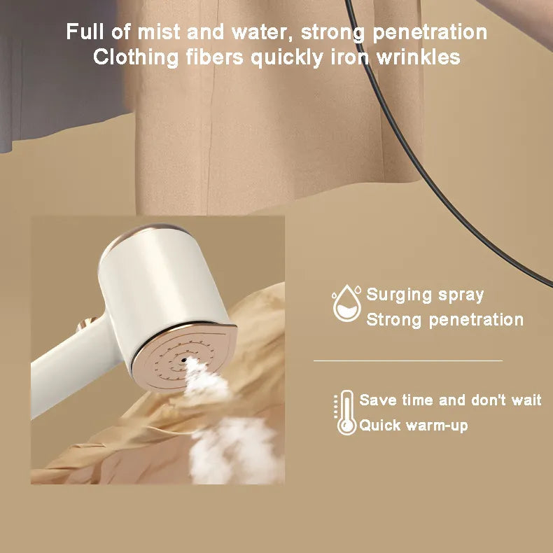 Mini Steam Iron Dual Function Titanium Soleplate