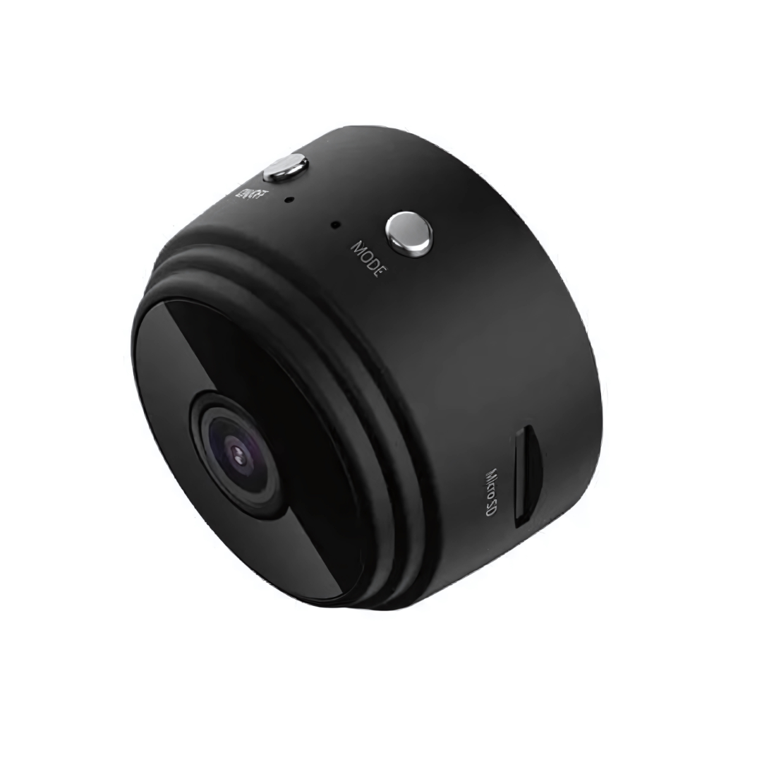 Mini Surveillance Camera Wi-Fi Hotspot Night Vision MicroSD Recording