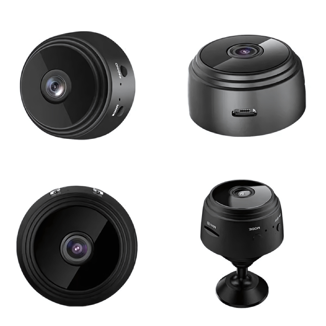 Mini Surveillance Camera Wi-Fi Hotspot Night Vision MicroSD Recording