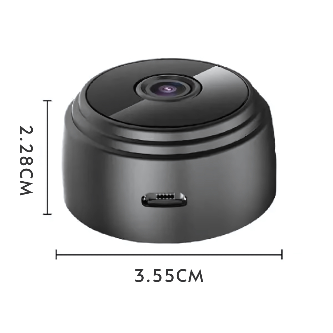 Mini Surveillance Camera Wi-Fi Hotspot Night Vision MicroSD Recording