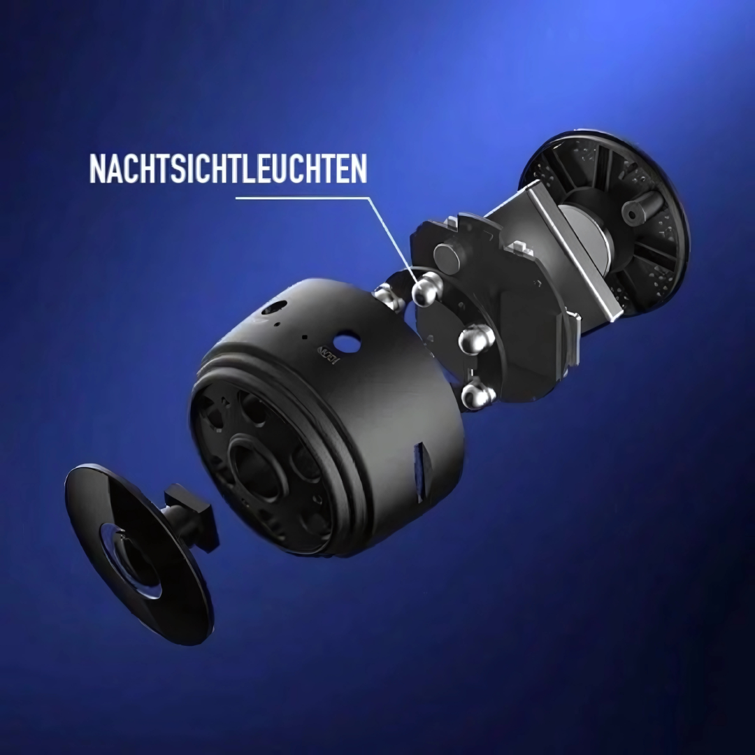 Mini Surveillance Camera Wi-Fi Hotspot Night Vision MicroSD Recording