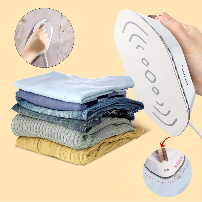 Mini Travel Iron Dual Voltage Ceramic Diamond Soleplate