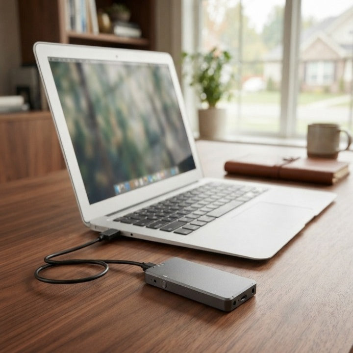 Mini Voice Recorder Voice-Activated USB-C Fast Charge 50-Hour Battery