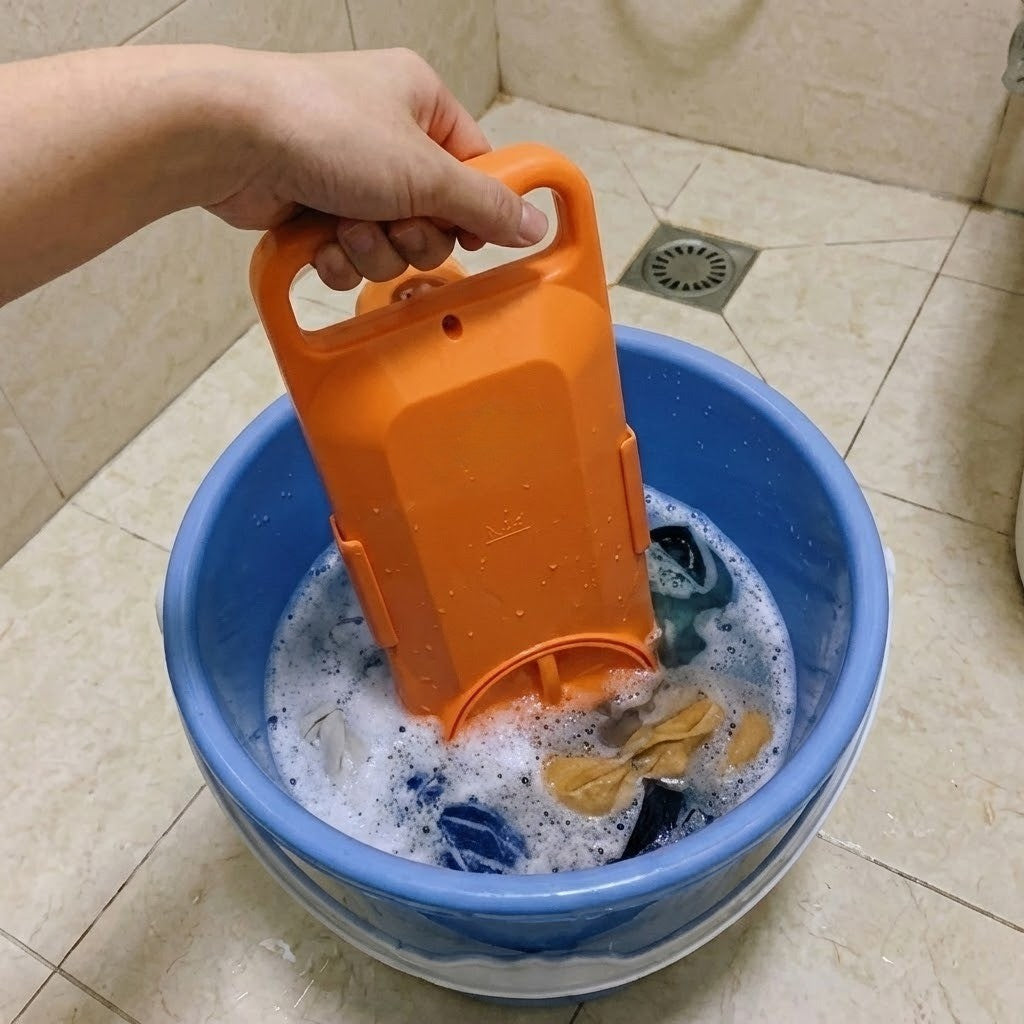 Mini Washing Machine Bucket-Mounted Digital Timer & Water Alarm