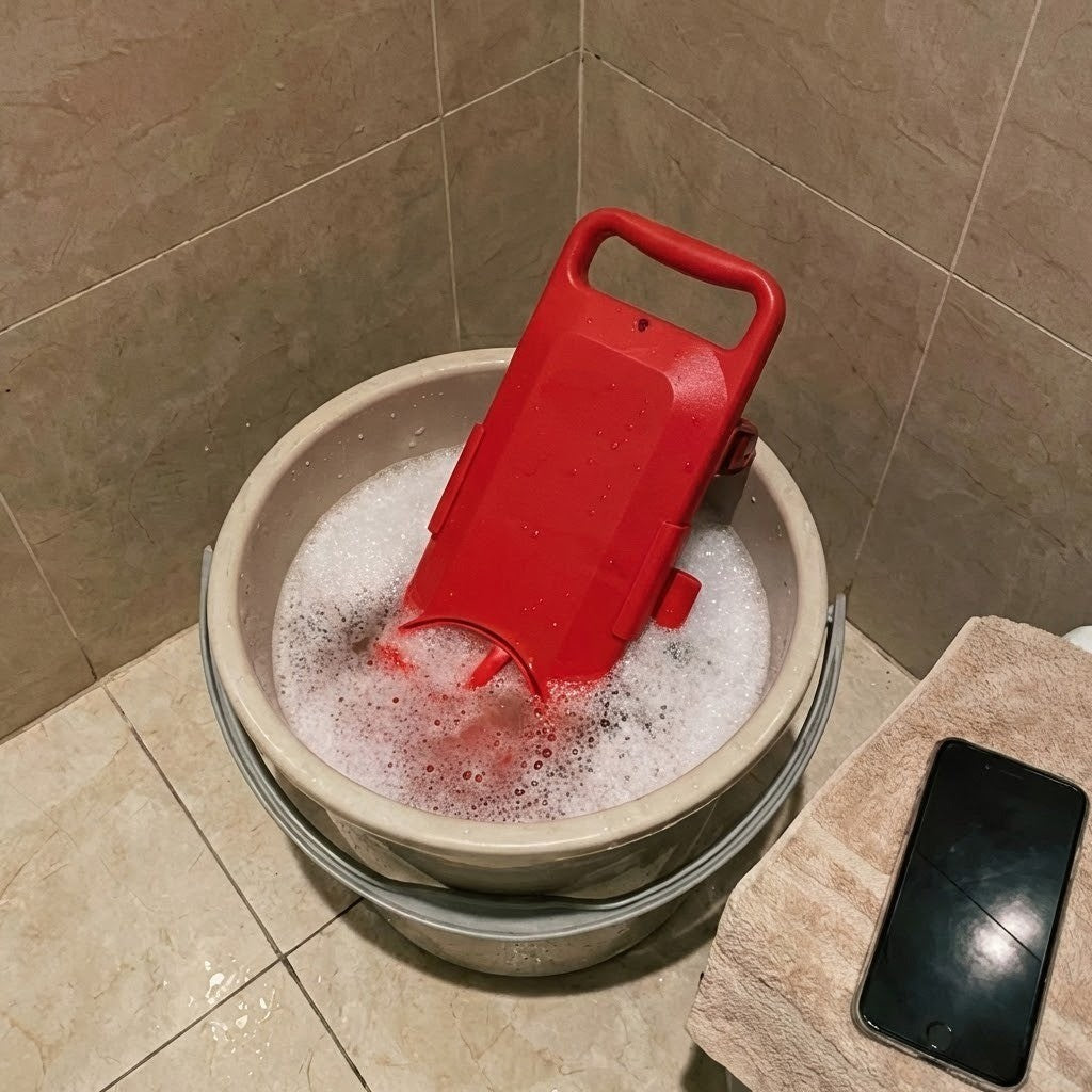 Mini Washing Machine Bucket-Mounted Digital Timer & Water Alarm