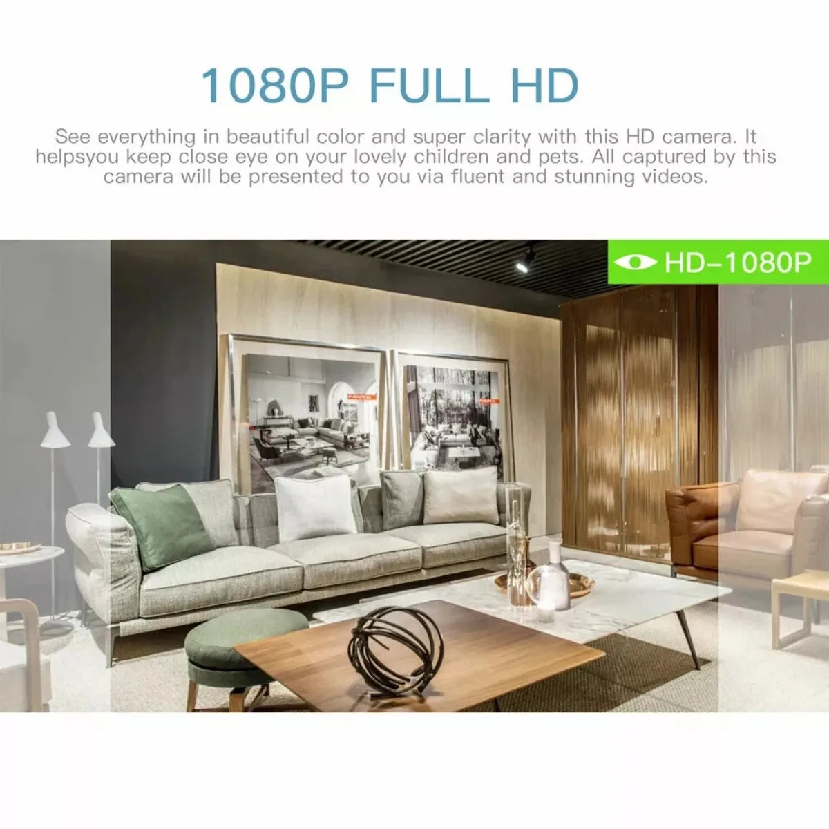 Mini Wi-Fi Camera Full HD Night Vision Battery Powered