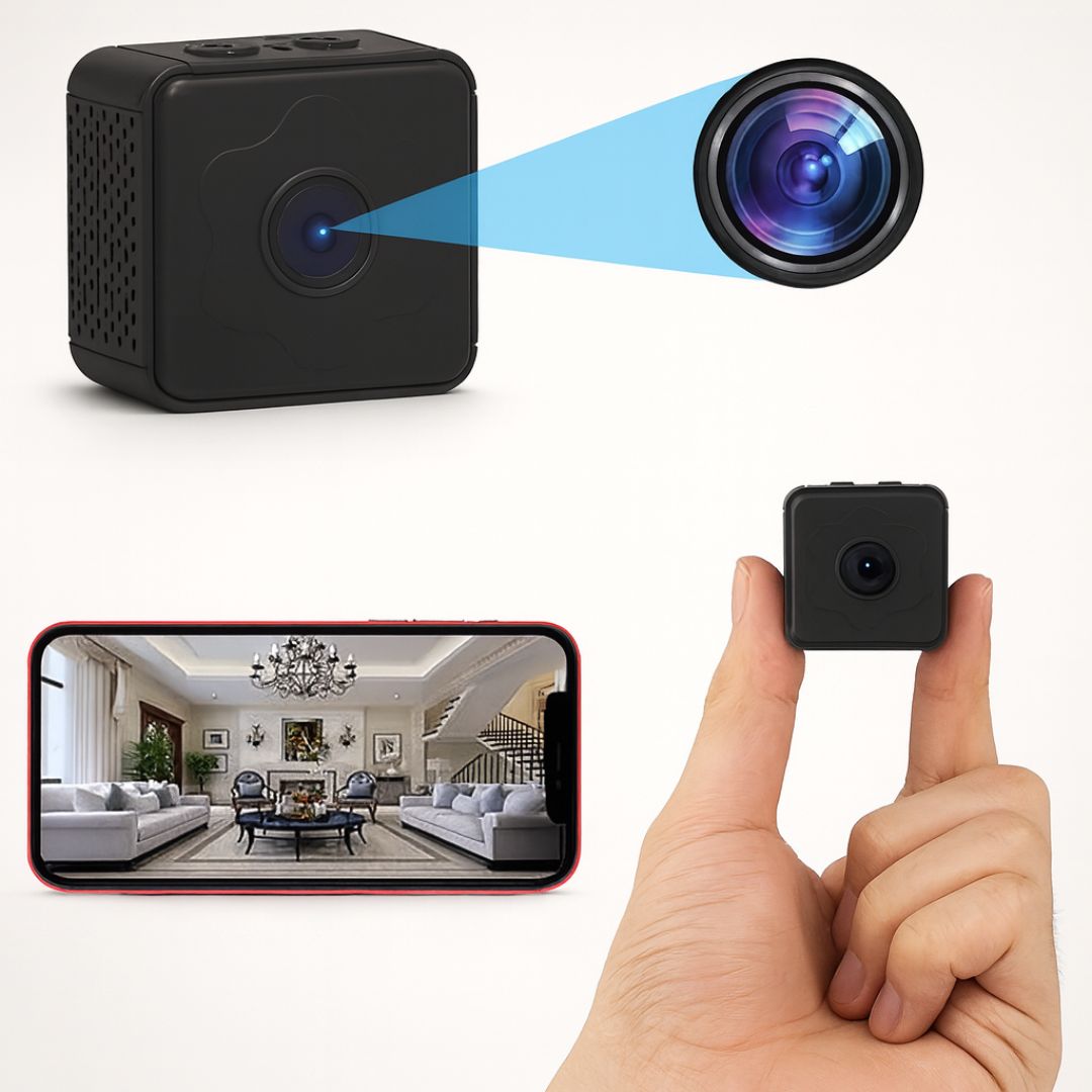 Mini Wi‑Fi Camera Night Vision Motion Alerts