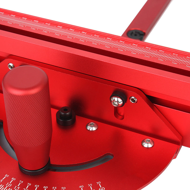 Miter Gauge Anodized Aluminum 0°–60° Non-Slip Rail