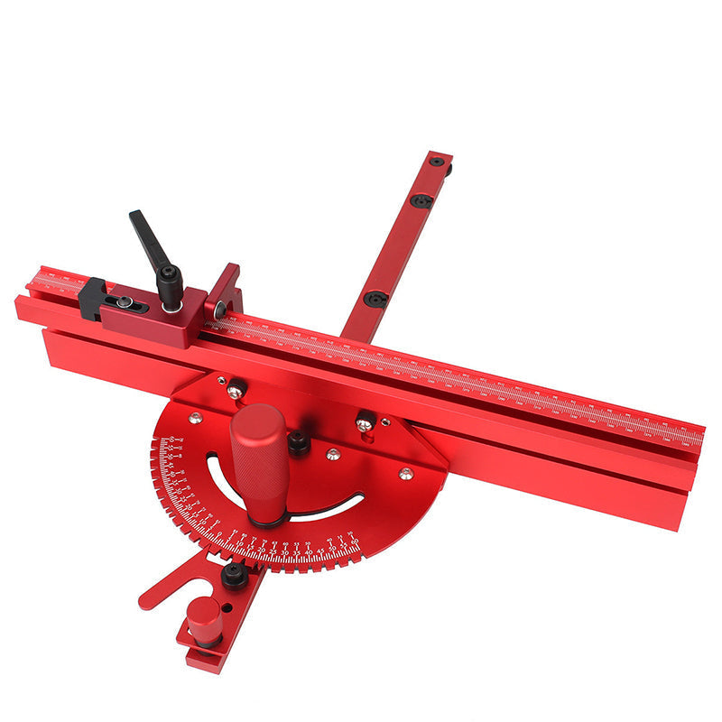Miter Gauge Anodized Aluminum 0°–60° Non-Slip Rail