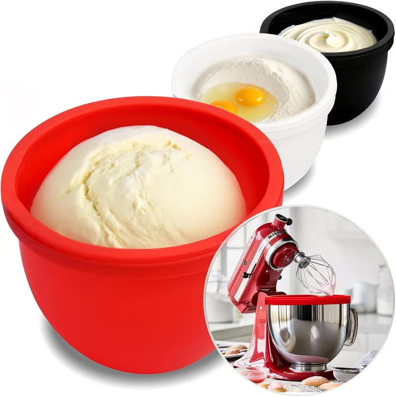 Mixing Bowl Insert Food-Grade Silicone Dishwasher-Safe Fits 4.5-5 Quart