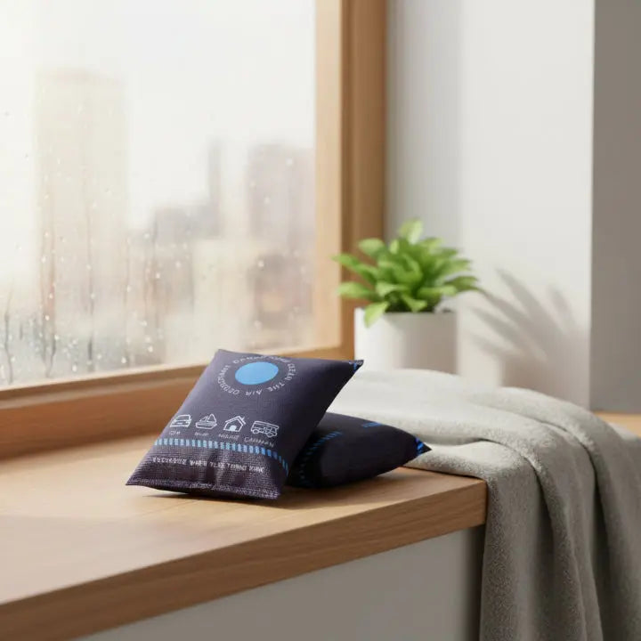 Moisture Absorber Bag Reusable Color-Change Set of 2