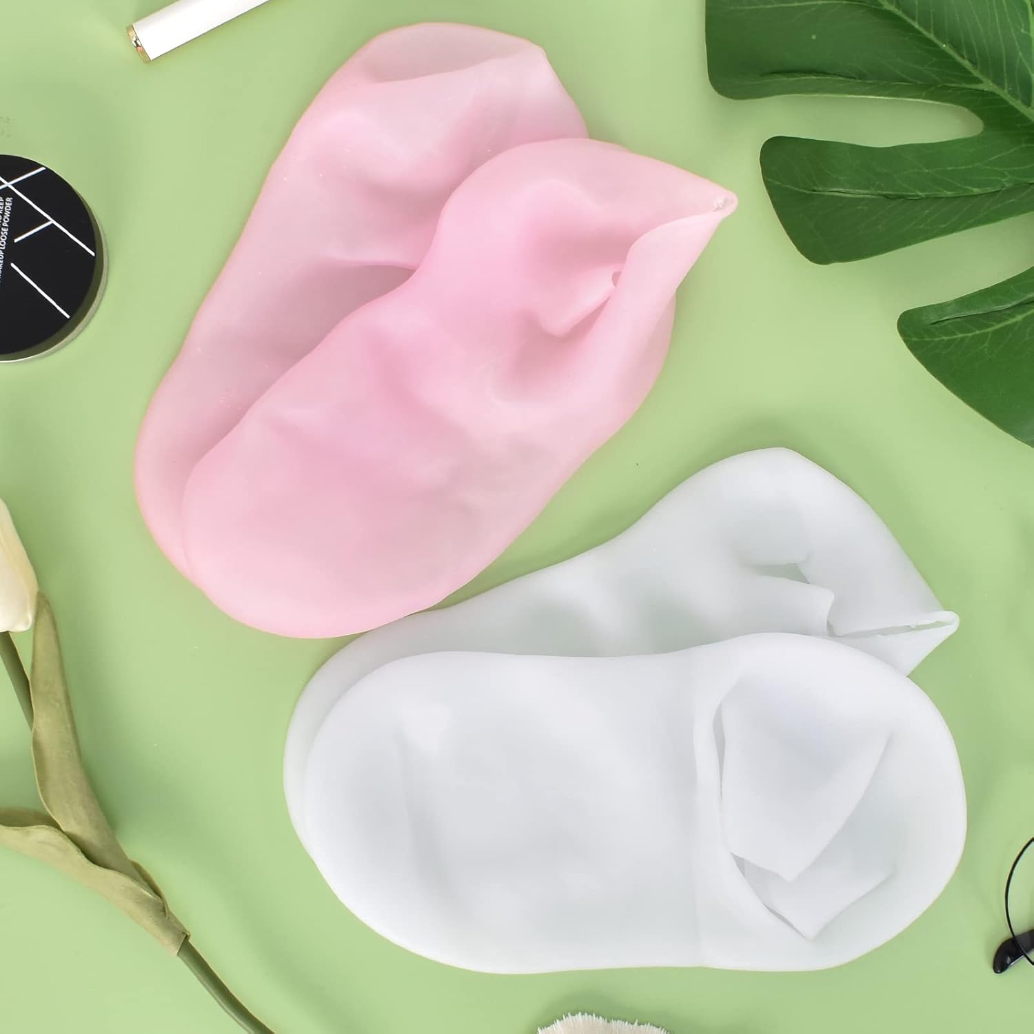 Moisturizing Foot Socks Silicone Non-Slip Reusable Set of Three