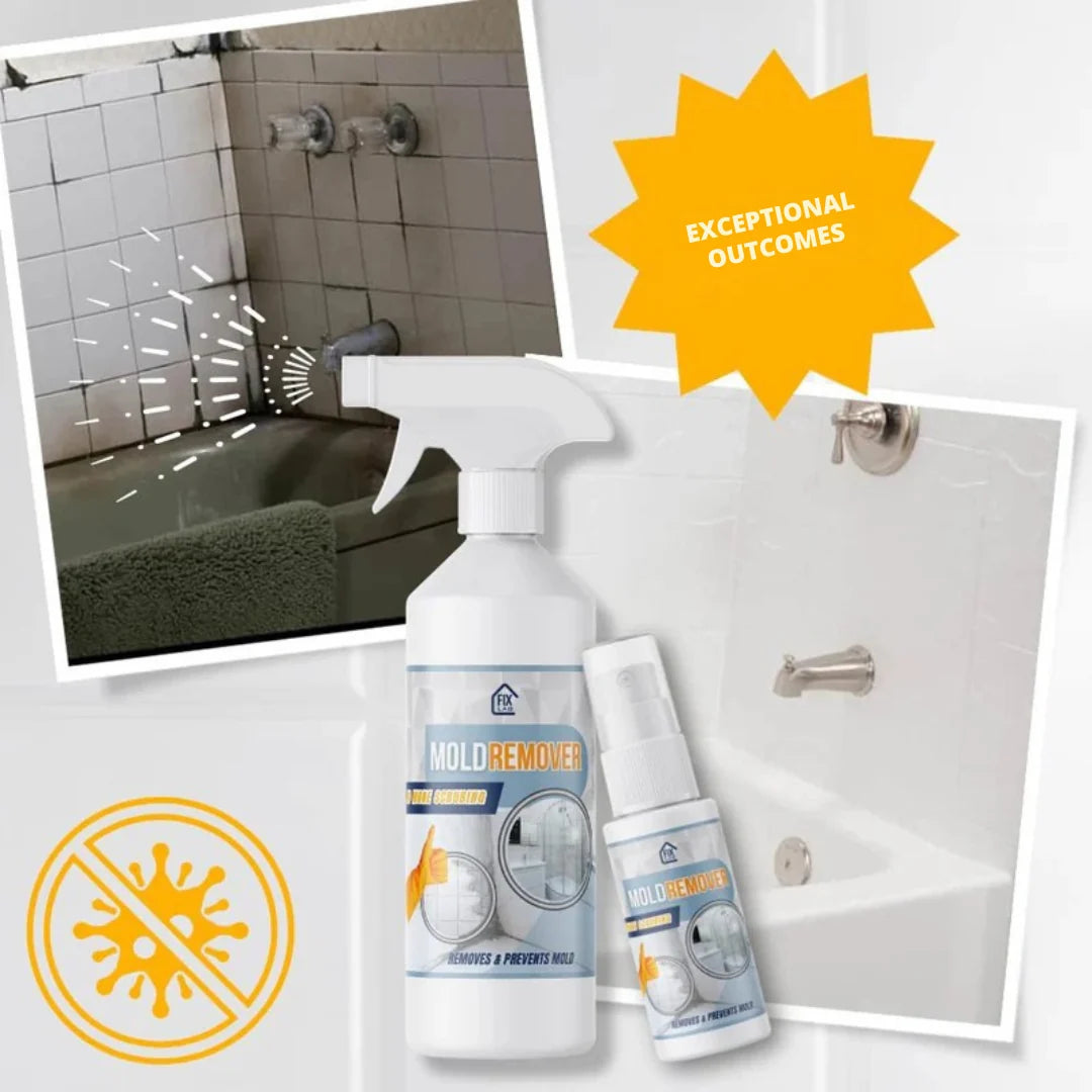 Mold Remover Spray Chlorine-Free Biodegradable Prevents Regrowth
