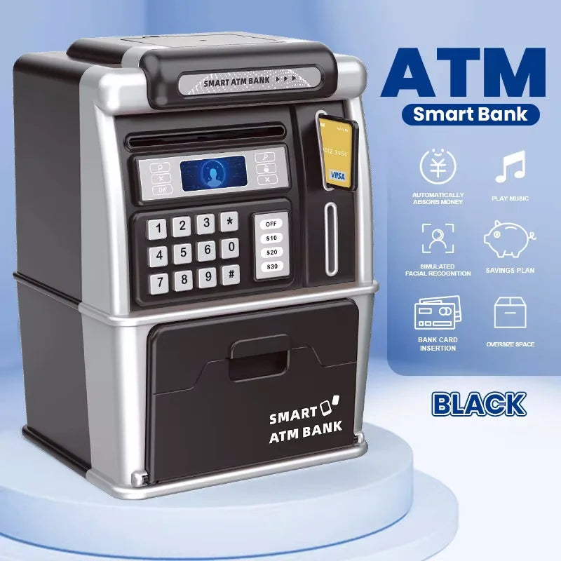 Money Bank Interactive Learning Coin & Bill Storage