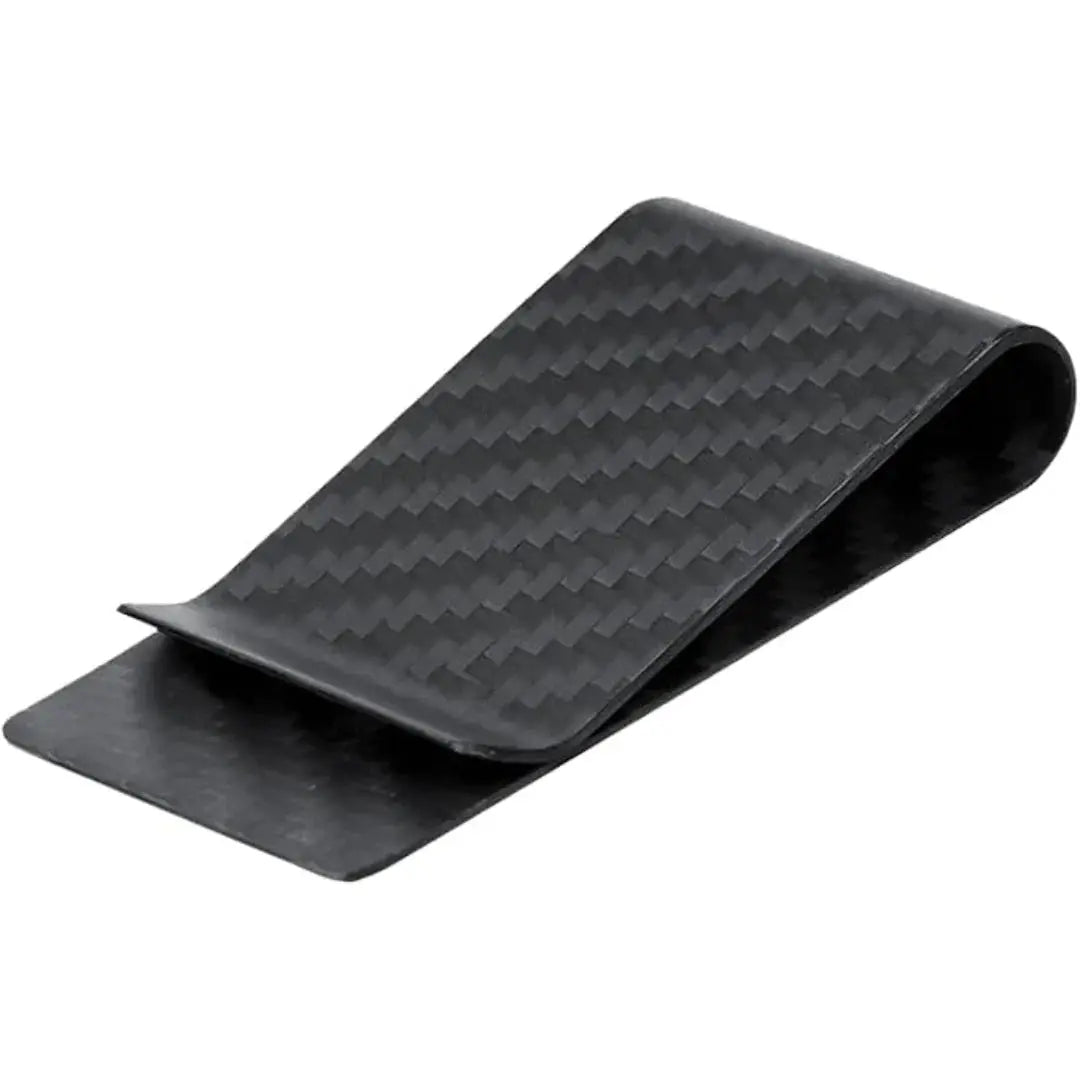 Money Clip Slim Brushed Stainless Steel Secure Spring Tension